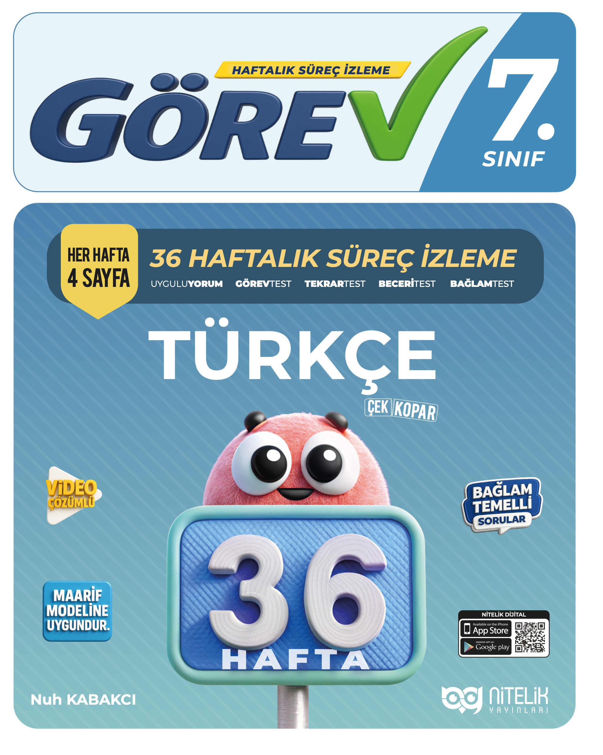 7. SINIF GÖREV TÜRKÇE HAFTALIK SÜREÇ İZLEME